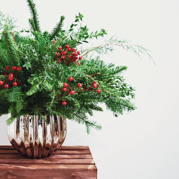 Christmas Greenery and Table Scaping